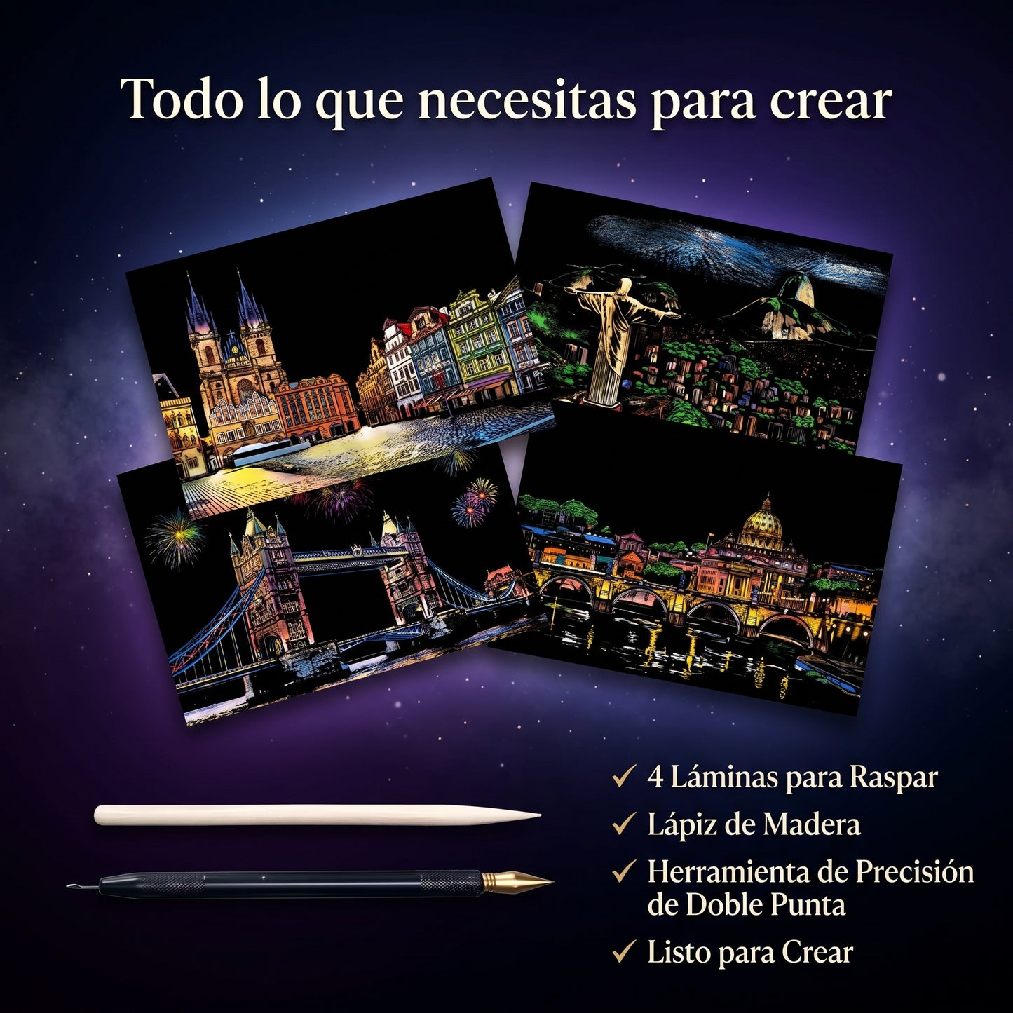 Kit de Arte para Raspar