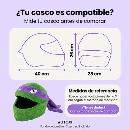 Funda de Peluche para Casco de Moto