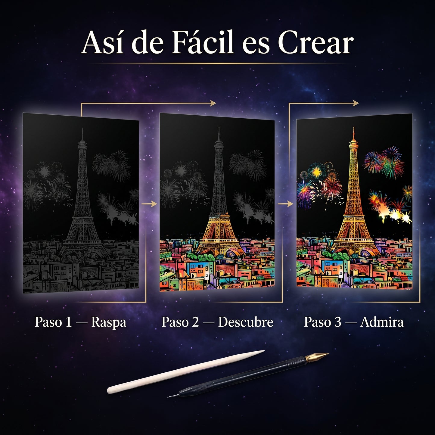 Kit de Arte para Raspar