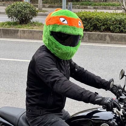 Funda de Peluche para Casco de Moto