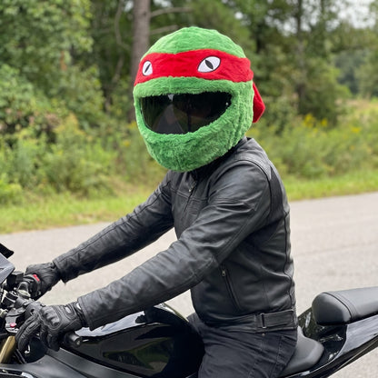 Funda de Peluche para Casco de Moto